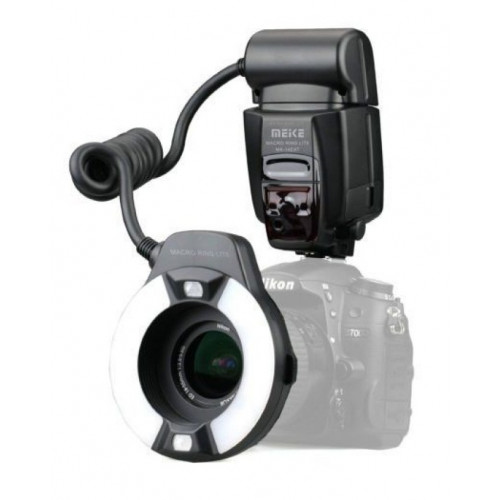 Meike MK-14EXT TTL Macro Ring Flash for Nikon Meike MK-14EXT TTL Macro Ring Flash for Nikon