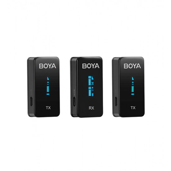 BOYA BY-XM6-S2 2.4GHz Ultra-compact Wireless Microphone System BOYA BY-XM6-S2 2.4GHz Ultra-compact Wireless Microphone System