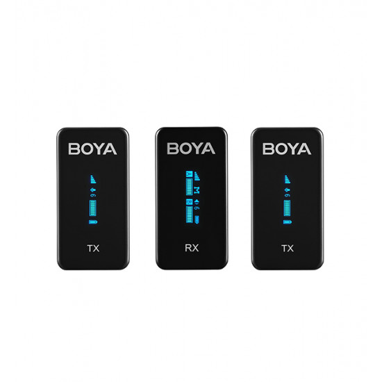 BOYA BY-XM6-S2 2.4GHz Ultra-compact Wireless Microphone System BOYA BY-XM6-S2 2.4GHz Ultra-compact Wireless Microphone System