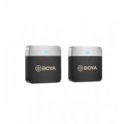 BOYA BY-M1V1 2.4GHz Dual-Channel Wireless Microphone System BOYA BY-M1V1 2.4GHz Dual-Channel Wireless Microphone System