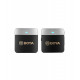BOYA BY-M1V1 2.4GHz Dual-Channel Wireless Microphone System