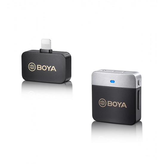 BOYA BY-M1V5 2.4GHz Dual-Channel Wireless Microphone System BOYA BY-M1V5 2.4GHz Dual-Channel Wireless Microphone System