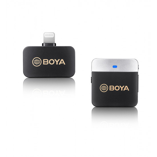 BOYA BY-M1V5 2.4GHz Dual-Channel Wireless Microphone System BOYA BY-M1V5 2.4GHz Dual-Channel Wireless Microphone System