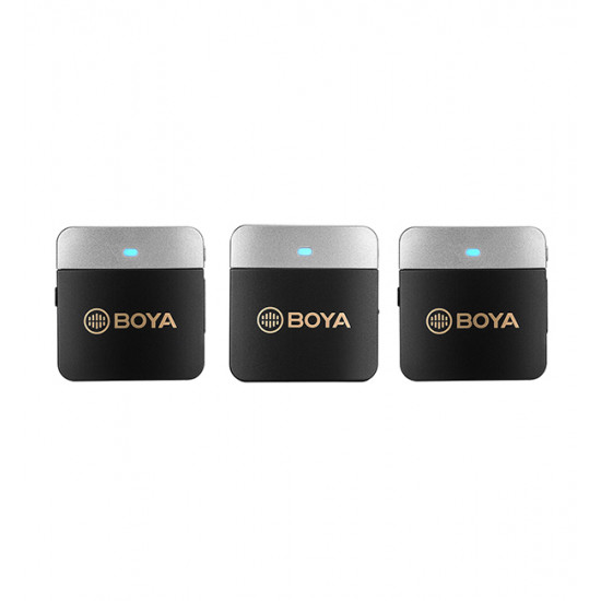 BOYA BY-M1V2 2.4GHz Dual-Channel Wireless Microphone System BOYA BY-M1V2 2.4GHz Dual-Channel Wireless Microphone System