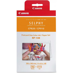 Canon RP-108 Color Ink and Paper Set