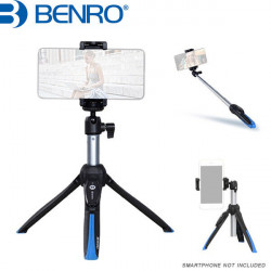 Benro MK10P Premium Smart Mini Tripod & Selfie Stick for Smartphone