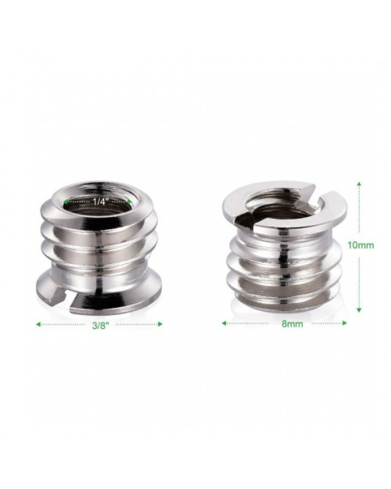 Adapter 1/4" Female to 3/8" Male