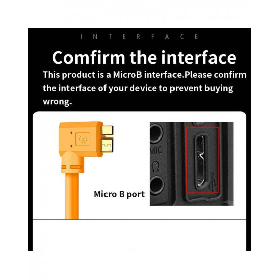 USB3.0 Micro B Cable USB Camera to Computer PC Micro-B Data Cable 5M