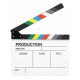 Director Film Clapboard Action Scene Clapper Board White