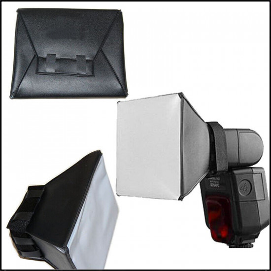 Universal Mini Diffuser Soft Box for External Flash Speedlite Universal Mini Diffuser Soft Box for External Flash Speedlite