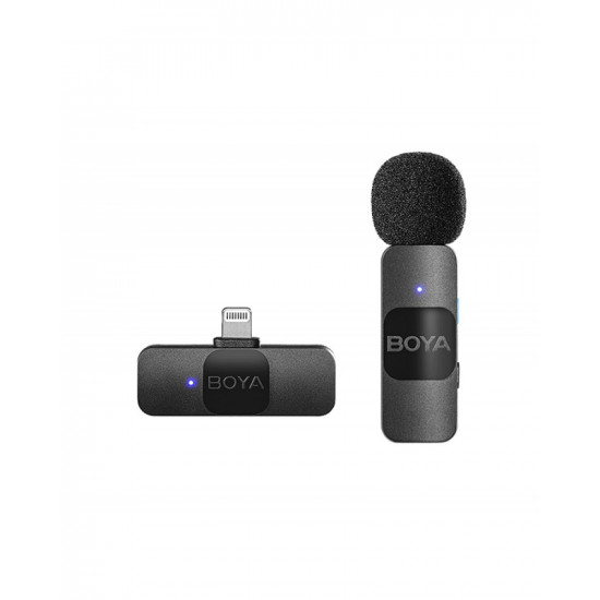 BOYA BY-V1 Ultracompact 2.4GHz Wireless Microphone System BOYA BY-V1 Ultracompact 2.4GHz Wireless Microphone System