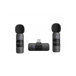 BOYA BY-V2 Ultracompact 2.4GHz Wireless Microphone System BOYA BY-V2 Ultracompact 2.4GHz Wireless Microphone System