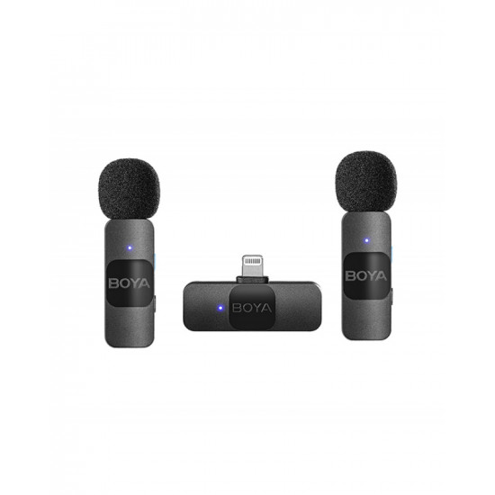 BOYA BY-V2 Ultracompact 2.4GHz Wireless Microphone System BOYA BY-V2 Ultracompact 2.4GHz Wireless Microphone System