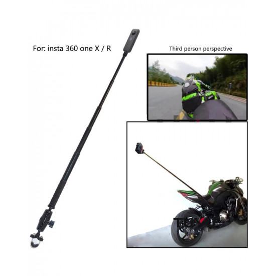 SM01-U Motorcycle Bike Camera Holder Handlebar Bracket Stand For Insta360 One R X & GoPro DJI YI Invisible Selfie Stick Accessory SM01-U Motorcycle Bike Camera Holder Handlebar Bracket Stand For Insta360 One R X & GoPro DJI YI Invisible Selfie Stick Accessory