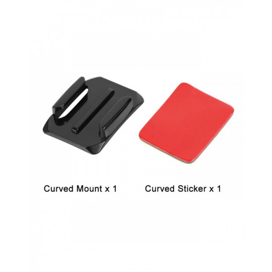 Flat Curved Adhesive Mounts Sticker Mount for GoPro Hero Xiaomi Yi 4K Mijia SJCAM Action Camera Flat Curved Adhesive Mounts Sticker Mount for GoPro Hero Xiaomi Yi 4K Mijia SJCAM Action Camera