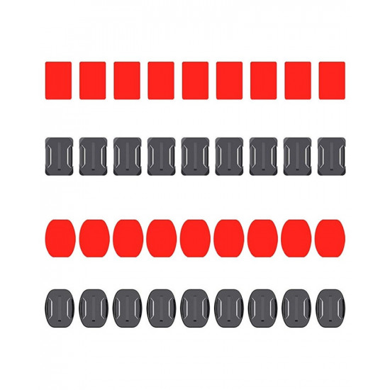 Flat Curved Adhesive Mounts Sticker Mount for GoPro Hero Xiaomi Yi 4K Mijia SJCAM Action Camera Flat Curved Adhesive Mounts Sticker Mount for GoPro Hero Xiaomi Yi 4K Mijia SJCAM Action Camera