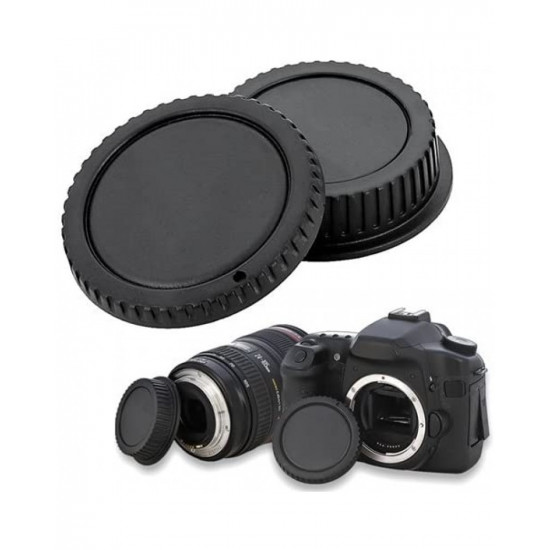 Camera Body Cap & Camera Rear Lens Cover for All Canon EOS Cameras Camera Body Cap & Camera Rear Lens Cover for All Canon EOS Cameras