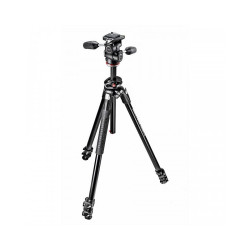 Manfrotto 290 Dual Aluminium 3-Section Tripod Kit With 3-Way Head (MK290DUA3-3W) Manfrotto 290 Dual Aluminium 3-Section Tripod Kit With 3-Way Head (MK290DUA3-3W)
