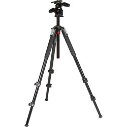 Manfrotto MK055XPRO3-3W Aluminum Tripod with 3-Way Pan/Tilt Head Manfrotto MK055XPRO3-3W Aluminum Tripod with 3-Way Pan/Tilt Head