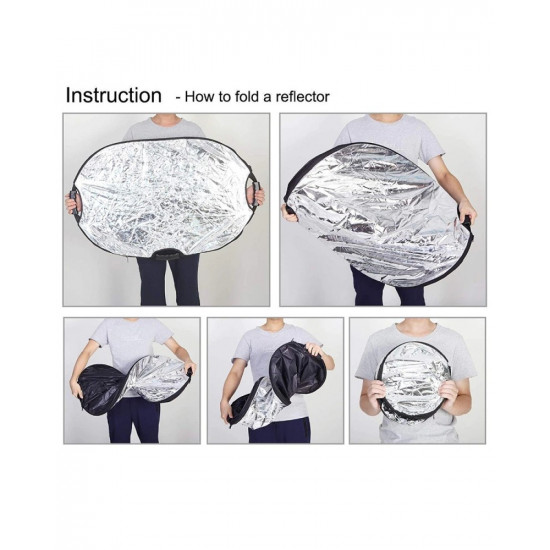 Selens 120x180CM 5 in 1 Reflector Photography Portable Light Reflector Selens 120x180CM 5 in 1 Reflector Photography Portable Light Reflector