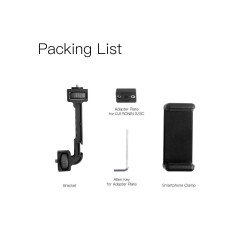 GROOT ZHIYUN WEEBILL S/LAB Crane 3 DJI RONIN S/SC Extension Rotatable Bracket for Monitor LED Video Light GROOT ZHIYUN WEEBILL S/LAB Crane 3 DJI RONIN S/SC Extension Rotatable Bracket for Monitor LED Video Light