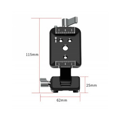 Vertical Camera Mount for DJI RS 3 Pro/RS 3 / RS 2, Robust Portrait Vertical Shooting Solution Plate Adapter Vertical Camera Mount for DJI RS 3 Pro/RS 3 / RS 2, Robust Portrait Vertical Shooting Solution Plate Adapter