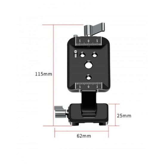 Vertical Camera Mount for DJI RS 3 Pro/RS 3 / RS 2, Robust Portrait Vertical Shooting Solution Plate Adapter Vertical Camera Mount for DJI RS 3 Pro/RS 3 / RS 2, Robust Portrait Vertical Shooting Solution Plate Adapter