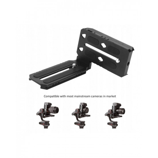 Camera Stabilizer Vertical Shooting Board with Counterweight for Zhiyun Weebill/Weebill S Stabilizer Quick Release Plate Camera Stabilizer Vertical Shooting Board with Counterweight for Zhiyun Weebill/Weebill S Stabilizer Quick Release Plate