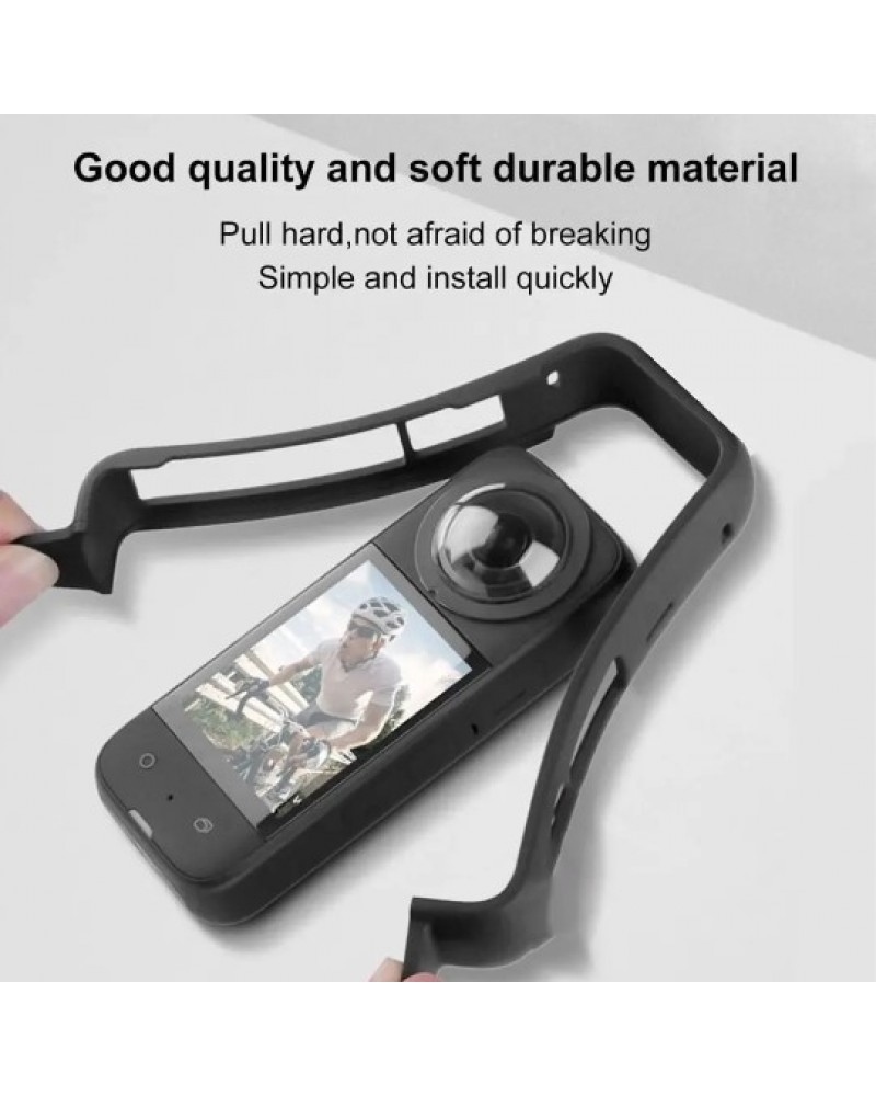 Protective Case for Insta360 X3 Case Cover Bag Bumper Plastic Case Black Protective Case for Insta360 X3 Case Cover Bag Bumper Plastic Case Black