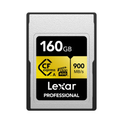 Lexar 160GB Professional CFexpress Type A Card GOLD Series Lexar 160GB Professional CFexpress Type A Card GOLD Series