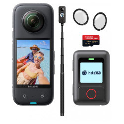 Insta360 X3 Camera Bundle With Remote,Selfie Stick,Lens Guard & SD Card Insta360 X3 Camera Bundle With Remote,Selfie Stick,Lens Guard & SD Card