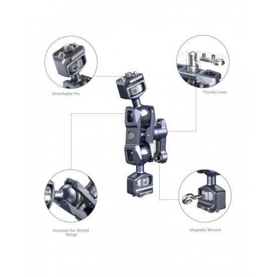 SmallRig Magic Arm with Dual Ball Heads (1/4”-20 Screws) SmallRig Magic Arm with Dual Ball Heads (1/4”-20 Screws)