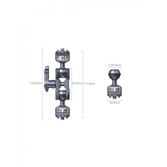 SmallRig Magic Arm with Dual Ball Heads (1/4”-20 Screws) SmallRig Magic Arm with Dual Ball Heads (1/4”-20 Screws)