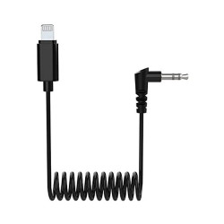 Hollyland 3.5mm TRS to Lightning Coiled Cable
