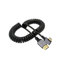 4K UHD HDMI TO MINI HDMI Right 2.4m Cable