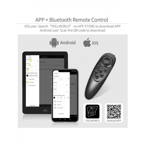 FEELWORLD TP10 Portable 10" Folding Teleprompter Up 11" Phone Tablet Prompter for Phone DSLR Shoot FEELWORLD TP10 Portable 10" Folding Teleprompter Up 11" Phone Tablet Prompter for Phone DSLR Shoot