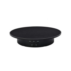 360Electric Rotating Display Stand Turntable Black Velvet Base Photography Turntable Jewelry And Shoes