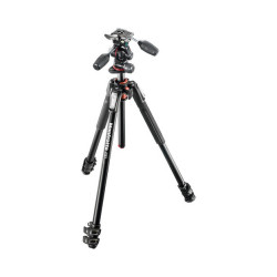 Manfrotto MK190XPRO3-3W Aluminum Tripod with 3-Way Pan/Tilt Head