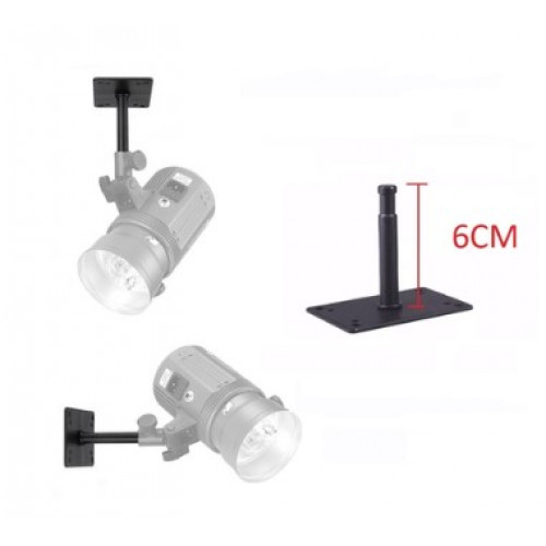 Nicefoto T60 T Holder Wall and Ceiling Mount for Studio and Lighting (6cm)
