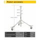 NiceFoto LS-3000S Heavy Duty Stand with Wheels NiceFoto LS-3000S Heavy Duty Stand with Wheels