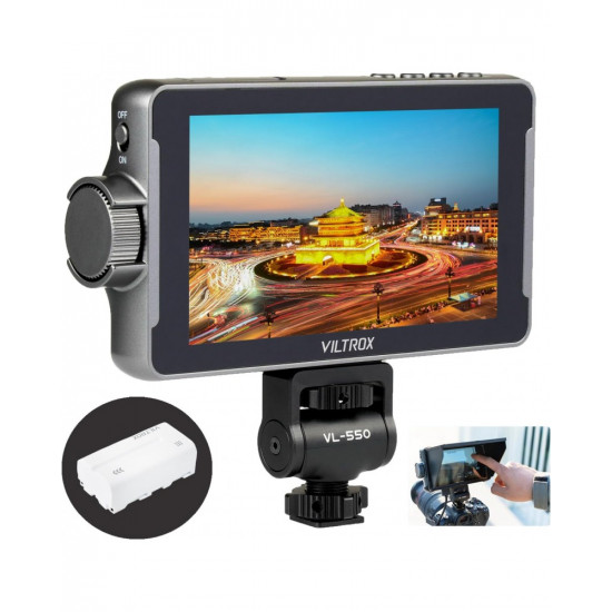 Viltrox 5.5" DC-550 Pro Series Portable On-Camera HD Touch Screen Monitor Viltrox 5.5" DC-550 Pro Series Portable On-Camera HD Touch Screen Monitor