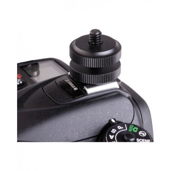 Hot Shoe to 1/4"-20 Male Post Adapter Hot Shoe to 1/4"-20 Male Post Adapter