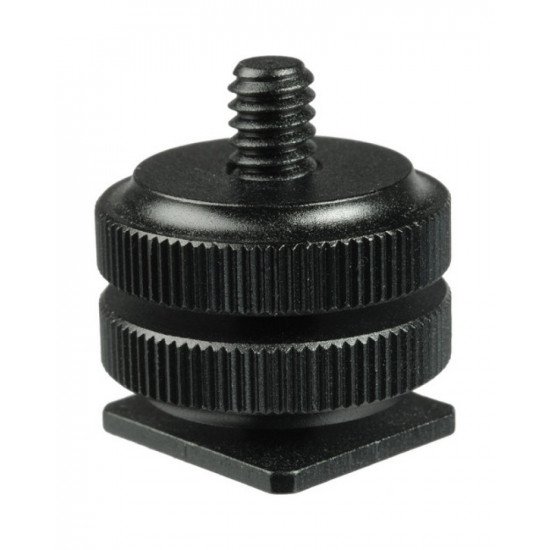 Hot Shoe to 1/4"-20 Male Post Adapter Hot Shoe to 1/4"-20 Male Post Adapter