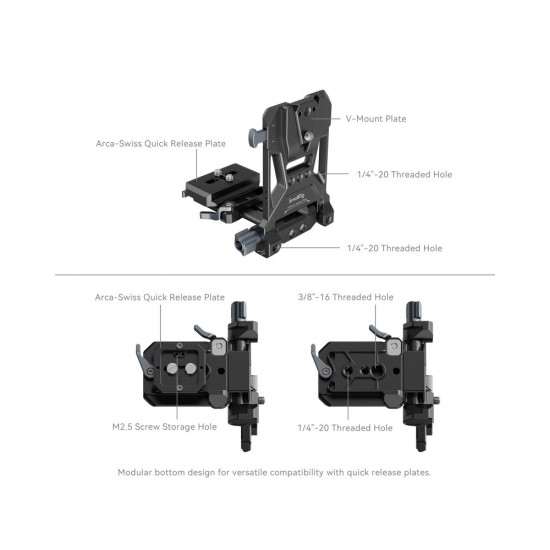 SmallRig Compact V-Mount Battery Mounting System SmallRig Compact V-Mount Battery Mounting System