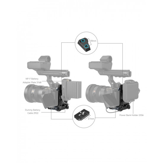 SmallRig Compact V-Mount Battery Mounting System SmallRig Compact V-Mount Battery Mounting System