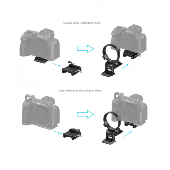 SmallRig Rotatable Horizontal-to-Vertical Mount Plate Kit for Sony a7 III / a7 IV / a7R III / a7R IV / a7R V / a7S III / a1 / a9 II / FX3 / FX30 SmallRig Rotatable Horizontal-to-Vertical Mount Plate Kit for Sony a7 III / a7 IV / a7R III / a7R IV / a7R V / a7S III / a1 / a9 II / FX3 / FX30