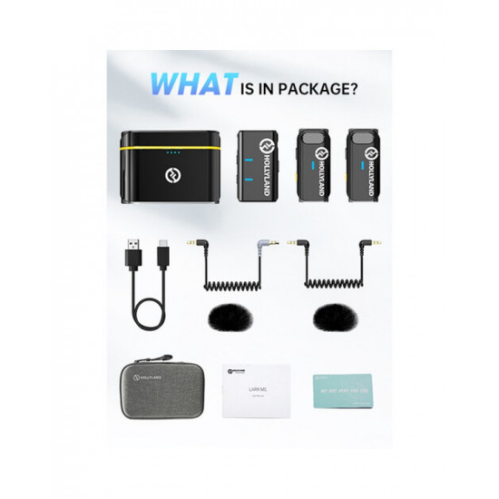 Hollyland LARK M1 DUO 2-Person Wireless Microphone System