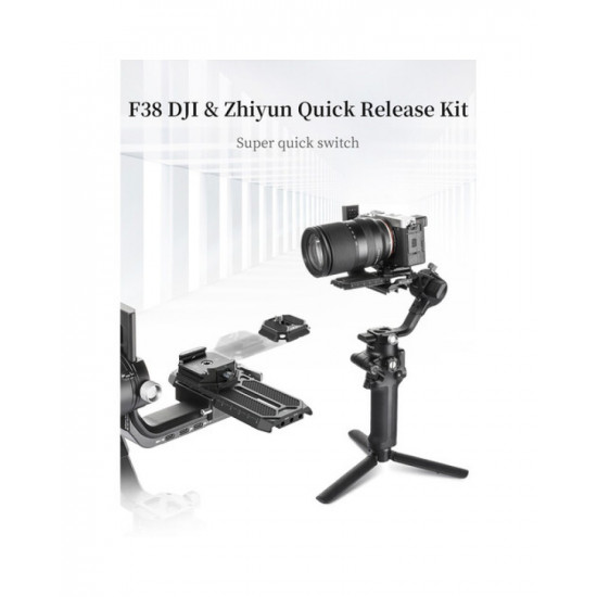 Ulanzi Falcam F38 Quick Release System for DJI RS4 / RS4 PRO / RS3 / RS3 Pro / RS2 / RSC2, Zhiyun weebill 2/S, Crane 2S Ulanzi Falcam F38 Quick Release System for DJI RS4 / RS4 PRO / RS3 / RS3 Pro / RS2 / RSC2, Zhiyun weebill 2/S, Crane 2S