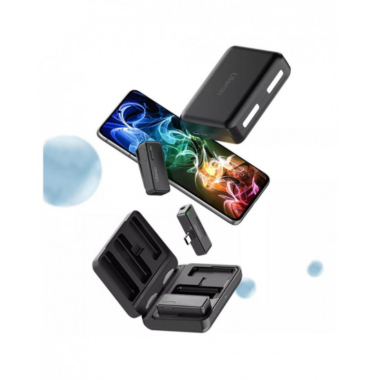 Ulanzi UW-MIC 2.4GHz Wireless Recording Microphone 2in1 (Type-C) Ulanzi UW-MIC 2.4GHz Wireless Recording Microphone 2in1 (Type-C)
