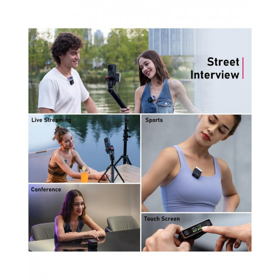 Ulanzi U-Mic AM18 Wireless Lavalier Microphone System